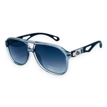 Сонцезахисні окуляри авіатори Polarized сірі  Е.87001.C4 фото