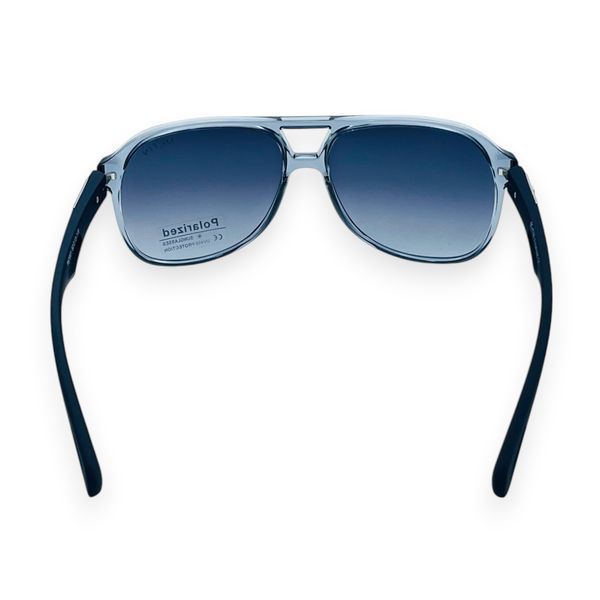 Солнцезащитные очки авиаторы Polarized серые  Е.87001.C4 фото