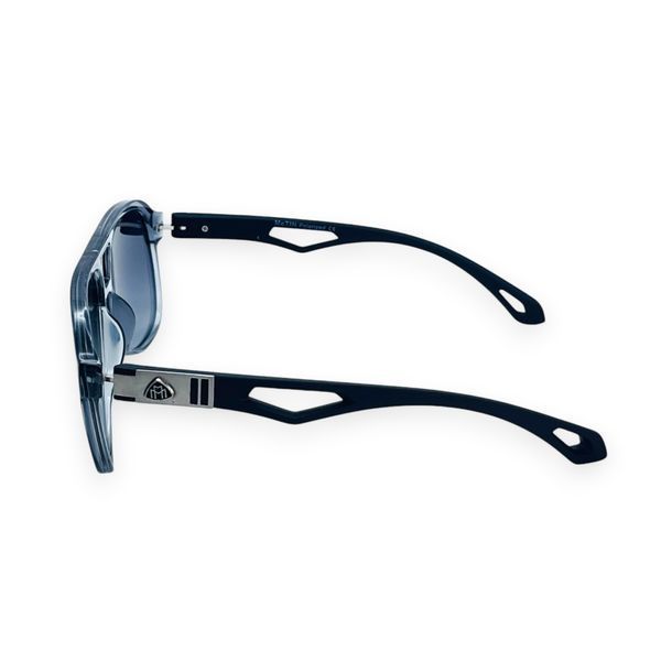 Солнцезащитные очки авиаторы Polarized серые  Е.87001.C4 фото