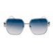 Очки женские солнцезащитные TF, серебристо-белые E.АС2056.С4 фото 1