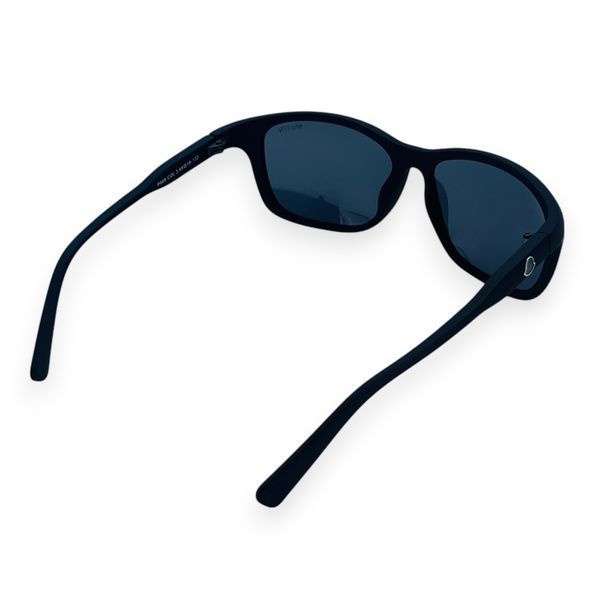 Солнцезащитные прямоугольные очки Polarized черные  Е.P909.C3 фото