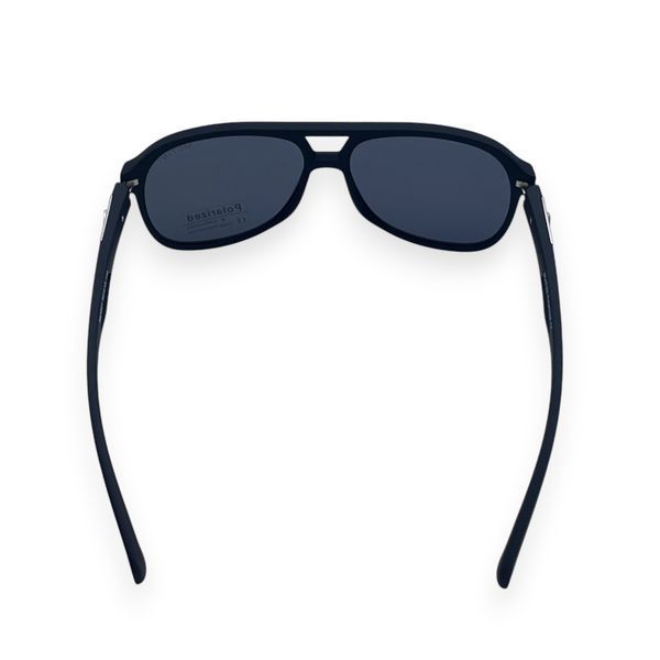 Сонцезахисні окуляри авиаторы Polarized черные Е.87001.C1 фото