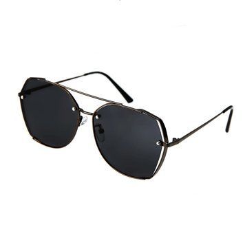 Солнцезащитные женские очки Polarized в металлической оправе J.6315 фото
