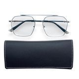 Прямоугольные очки для компьютера Norell хром. Комплект Е.DC1103box-black фото