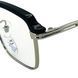 Окуляри для комп'ютера в класичному стилі чорно-сріблясті R.3017.С2 фото 6