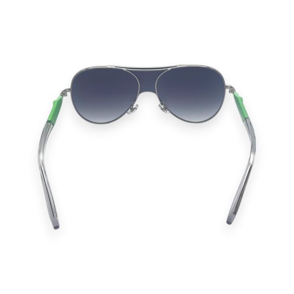 Солнцезащитные женские очки-маска polarized серебристые 2.31714 фото