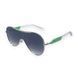 Солнцезащитные женские очки-маска polarized серебристые 2.31714 фото 1