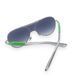 Солнцезащитные женские очки-маска polarized серебристые 2.31714 фото 6