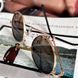 Солнцезащитные очки женские круглые, золотистые polarized K.GR3988_C14 фото 3